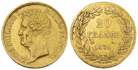 Louis-Philippe I, AV 20 Francs 1831 A, Paris