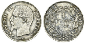 Napoléon III, AR 1 Franc 1858 A, Paris