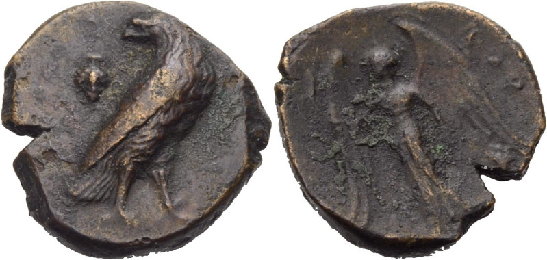 Korkyra. 
Pyrrhos auf Korkyra, um 280 v. Chr. Adler mit geschlossenen Flügeln n...