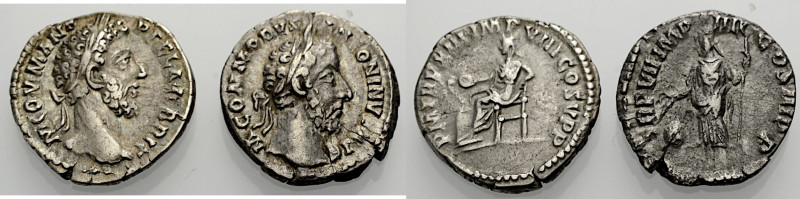 Kaiserzeit. 
Commodus, 177-192. Denar, 187-188 Büste mit L. n. r. M COMM ANT P ...