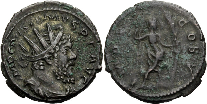 Kaiserzeit. 
Postumus, 260-269. Antoninian, Mz. I. Gep. Büste mit Stkr. n. r. I...