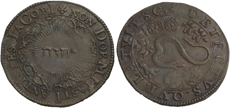 Niederlande/-Rechenpfennige. 
Dordrecht. Cu-Rechenpfennig, 1605. Auf die Aufdec...