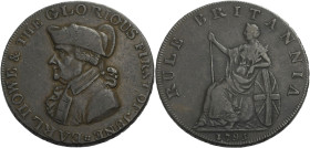 Grossbritannien/-Token 18. Jh., England. 
Hampshire. 
Emsworth. Halfpenny 1795. Bust of Earl Howe to l. EARL HOWE & THE GLORIOUS FIRST OF JUNE. Rev....
