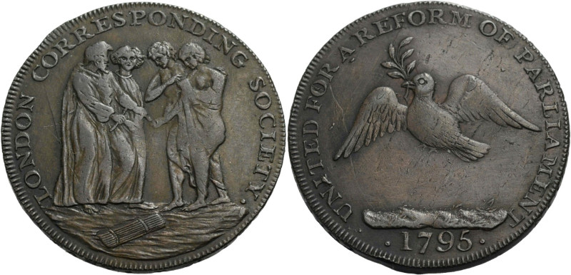 Grossbritannien/-Token 18. Jh., England. 
Middlesex. 
London Corresponding Soc...