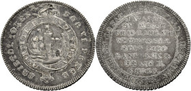 Grossbritannien/-Token 19. Jh. England. 
Somersetshire. 
BRISTOL. Sixpence token, silver, 1811. Arms of Bristol. BRISTOL TOKEN FOR VI PENCE. Rv. PAY...