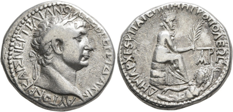 Tetradrachm AR
Cilicia, Tarsus, Trajan (98-117), c. 103-111, AYTOKP KAIΣ NEP TP...
