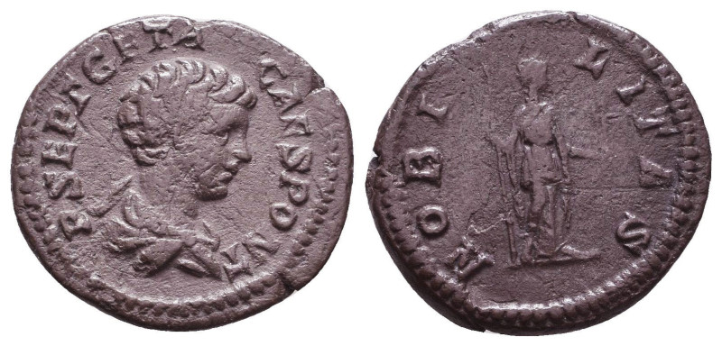 Denarius AR
Geta (198-209)
19 mm, 2,20 g