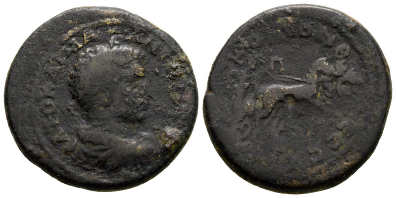 Bronze Æ
Thessaly, Koinon of Thessaly, Caracalla (198-217)
25 mm, 7,77 g