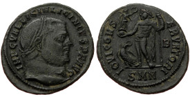 Follis AE
Licinius I (308-324), Nicomedia, MP C VAL LICIN LICINIVS P F AVG, laureate head right / IOVI CONSERVATORI - B / SMN Jupiter standing left, ...