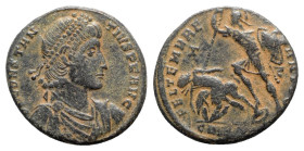 Follis Æ
Constantius II (337-361), Constantinople, Soldier spearing enemy
23 mm, 5,55 g