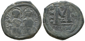 Follis AE
Justin II with Sophia (565-578)
32 mm, 15,20 g