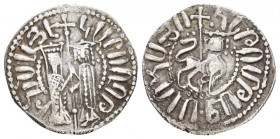 Tram AR
Cilician Armenia, Hetoum I and Zabel (1226-1270), Zabel and Hetoum standing facing one another, each crowned with head facing and holding lon...