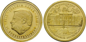 Medal AV
Joachim Gauck, 2012, Gold 585/1000
11 mm, 0,50 g