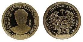 Medal AV
W. Zeidler, Präsident des Bundesverfassungsgerichts, Gold 999/1000
1 g