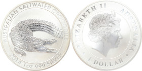 1 OZ AR
Australia, Crocodile 2014, Perth Mint
31,10 g