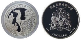 1 OZ AR
Barbados, Seepferdchen 2022
31,10 g