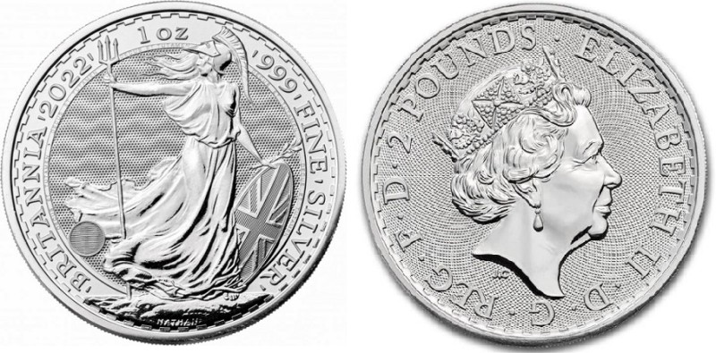 1 OZ AR
United Kingdom, Britannia 2022
31,10 g