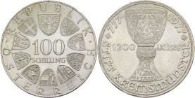 100 Schilling AR
Austria, 1200 Jahre Stift Kremnmünster
36 mm, 24 g