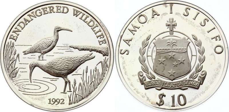 10 Dollars
Samoa, 1992, Silver 925/1000