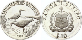 10 Dollars
Samoa, 1992, Silver 925/1000
