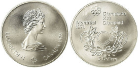 5 Dollar AR
Canada, Olympic Games 1976
24,30 g