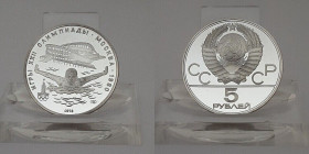 5 Rubel AR
CCCP, Olympic Games, Moscow 1980, Silver 900/1000