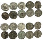 Lot of 10 Roman Antoniniani