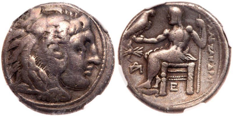 Macedonian Kingdom. Alexander III 'the Great'. Silver Tetradrachm, 336-323 BC. E...