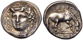 Thessaly, Larissa. Silver Drachm (6.03 g), ca. 356-342 BC