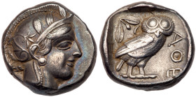 Attica, Athens. Silver Tetradrachm (17.08 g), ca. 454-404 BC