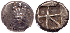 Islands off Attica, Aegina. Silver Stater (12.20 g), ca. 456/45-431 BC