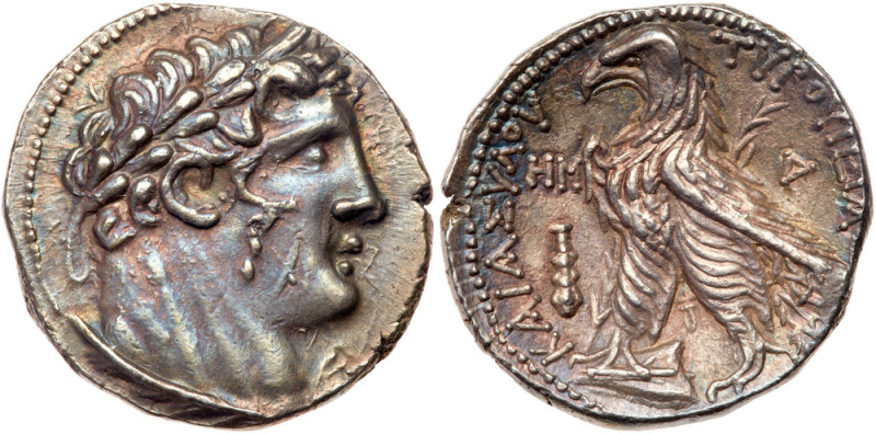 Phoenicia, Tyre. Silver Shekel (14.26 g), ca. 126/5 BC-AD 65/6. CY 48 (79/8 BC)....
