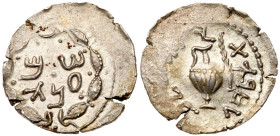 Judaea, Bar Kokhba Revolt. Silver Zuz (3.04 g), 132-135 CE