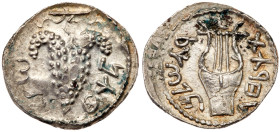 Judaea, Bar Kokhba Revolt. Silver Zuz (3.26 g), 132-135 CE