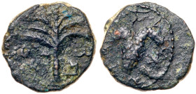 Judaea, Bar Kokhba Revolt. Æ Small Bronze (4.53 g), 132-135 CE