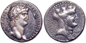 Nero. AD 54-63. Syria. Seleucis and Pieria. Laodicea ad Mare. Silver Tetradrachm (24mm, 13.69g).
