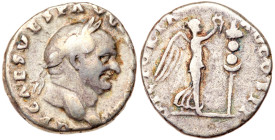 Vespasian. Silver Denarius (3.20 g), AD 69-79