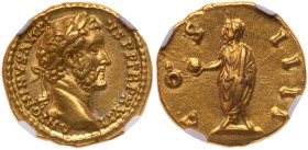 Antoninus Pius. Gold Aureus (7.31 g), AD 138-161