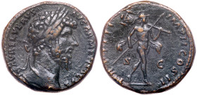 Lucius Verus, 161-169 AD. AE Sestertius (31.5mm, 11.15g)