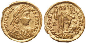 Honorius, A,D. 393-423. Gold Solidus (4.38 g)