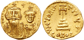 Constans II. Gold Solidus (4.39 g), 641-668