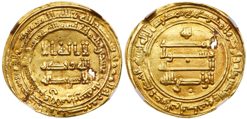 Arab-Asian Empires. Abbasid Caliphate. Al-Radi, 322-329 AH (934-940 AD.). Gold D...