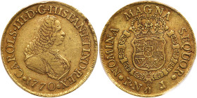 Colombia. 8 Escudos, 1770-PN J (Popayan)
