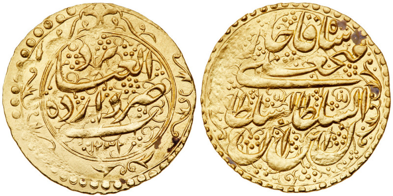 Iran. Toman, AH1232 (1816). Fr-34. 4.61g. Fath Ali Shah, AH1212-1250/1797-1834AD...