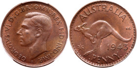 Australia. Penny, 1943-I (b)
