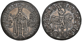 Ordre Teutonique
Maximilien III 1590-1618 
Taler, 1603, Hall, AG 
Ref : Dav. 5848, KM#3
Conservation : NGC AU 53. Superbe