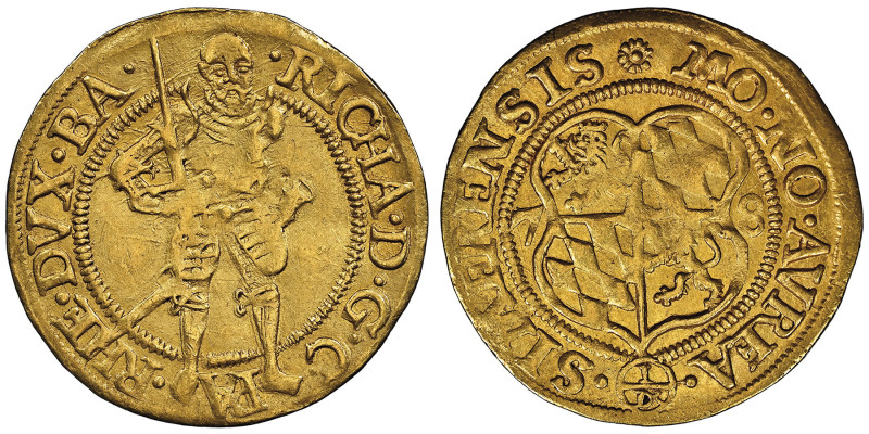 Palatinate-Simmern
Richard, 1569-1598
Ducat 1578, AU 3.45 g.
Ref : Fr. 2051
Cons...