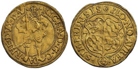 Palatinate-Simmern
Richard, 1569-1598
Ducat 1578, AU 3.44 g.
Ref : Fr. 2051
Conservation : NGC AU 53