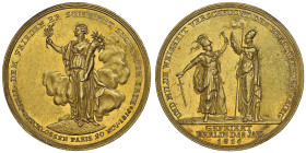 Prussie
Frederick William III 1797-1840
Médaille en or, Paix de Paris, Berlin 1816, AU 18.01 g. 36.5 mm par Loos & Döll
Ref : Bramsen 1776
Conservatio...