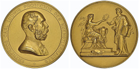 Franz Joseph I 1848-1916 Médaille en or, Artist Cooperative Prize, AU 94.02 g. 53 mm
Ref : Wurzbach 4507
Conservation : NGC MS 64